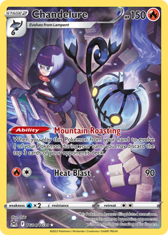 Pokemon Lost Origin Trainer Gallery Chandelure - TG04