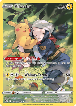 Pokemon Lost Origin Trainer Gallery Pikachu - TG05