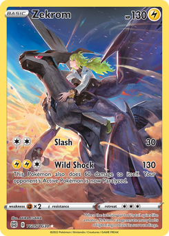Pokemon Brilliant Stars Trainer Gallery Zekrom - TG05