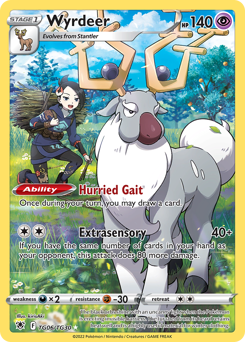 Pokemon Astral Radiance Trainer Gallery Wyrdeer - TG06