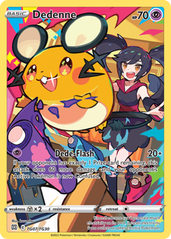 Pokemon Brilliant Stars Trainer Gallery Dedenne - TG07