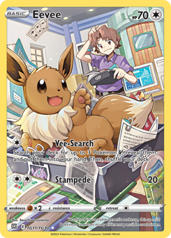 Pokemon Brilliant Stars Trainer Gallery Eevee - TG11