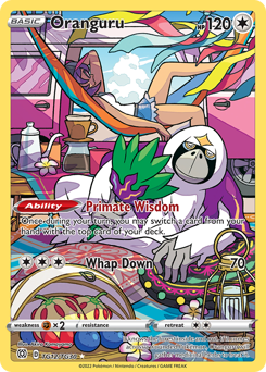 Pokemon Brilliant Stars Trainer Gallery Oranguru - TG12