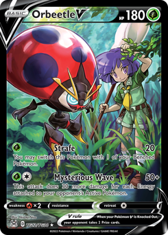 Pokemon Lost Origin Trainer Gallery Orbeetle V - TG12