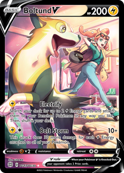 Pokemon Brilliant Stars Trainer Gallery Boltund V - TG13