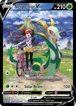 Pokemon Silver Tempest Trainer Gallery Serperior V - TG13