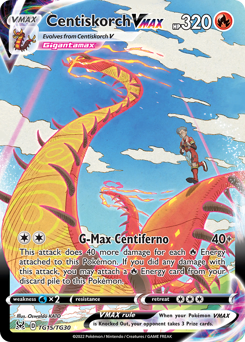 Pokemon Lost Origin Trainer Gallery Centiskorch VMAX - TG15