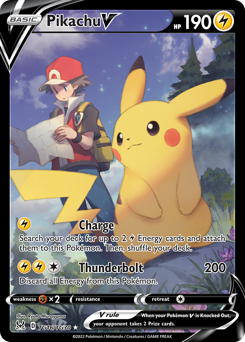 Pokemon Lost Origin Trainer Gallery Pikachu V - TG16