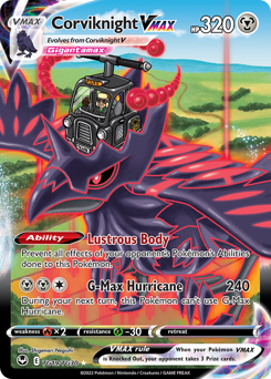 Pokemon Silver Tempest Trainer Gallery Corviknight VMAX - TG19