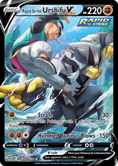 Pokemon Brilliant Stars Trainer Gallery Rapid Strike Urshifu V - TG20