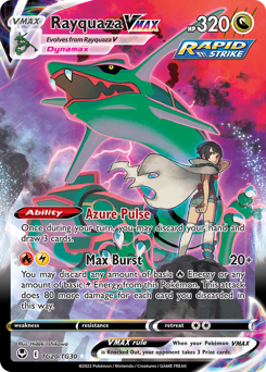 Pokemon Silver Tempest Trainer Gallery Rayquaza VMAX - TG20