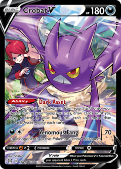 Pokemon Lost Origin Trainer Gallery Crobat V - TG20