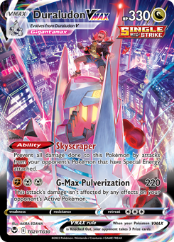 Pokemon Silver Tempest Trainer Gallery Duraludon VMAX - TG21