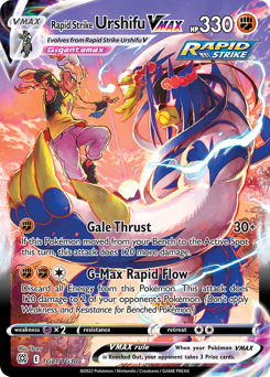 Pokemon Brilliant Stars Trainer Gallery Rapid Strike Urshifu VMAX - TG21