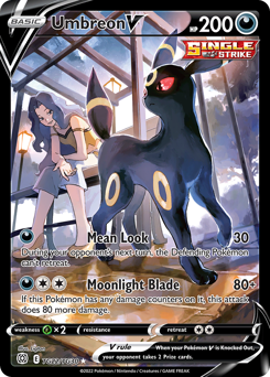Pokemon Brilliant Stars Trainer Gallery Umbreon V - TG22