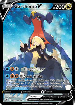 Pokemon Astral Radiance Trainer Gallery Garchomp V - TG23
