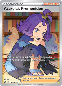 Pokemon Brilliant Stars Trainer Gallery Acerola's Premonition - TG24