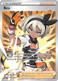 Pokemon Astral Radiance Trainer Gallery Bea - TG25