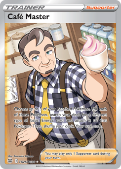 Pokemon Brilliant Stars Trainer Gallery Café Master - TG25