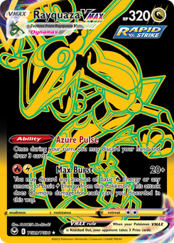 Pokemon Silver Tempest Trainer Gallery Rayquaza VMAX - TG29
