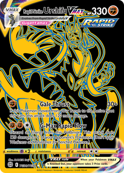 Pokemon Brilliant Stars Trainer Gallery Rapid Strike Urshifu VMAX - TG30