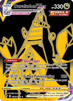 Pokemon Silver Tempest Trainer Gallery Duraludon VMAX - TG30