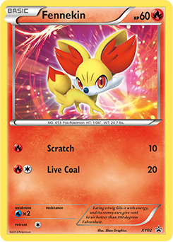 Pokemon XY Black Star Promos Fennekin - XY02
