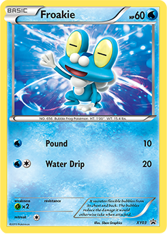 Pokemon XY Black Star Promos Froakie - XY03