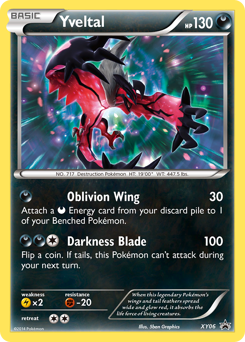 Pokemon XY Black Star Promos Yveltal - XY06