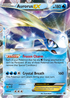 Pokemon XY Black Star Promos Aurorus-EX - XY102