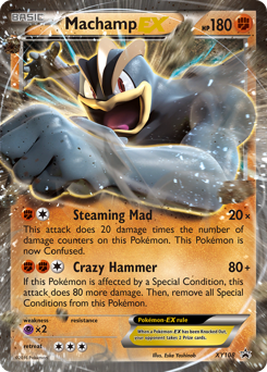 Pokemon XY Black Star Promos Machamp-EX - XY108