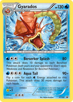 Pokemon XY Black Star Promos Gyarados - XY109