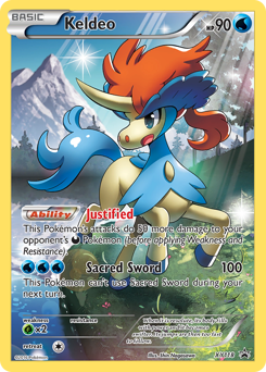 Pokemon XY Black Star Promos Keldeo - XY118