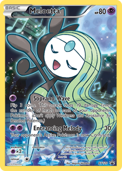 Pokemon XY Black Star Promos Meloetta - XY120