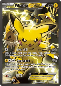 Pokemon XY Black Star Promos Pikachu-EX - XY124