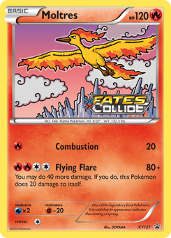 Pokemon XY Black Star Promos Moltres - XY127