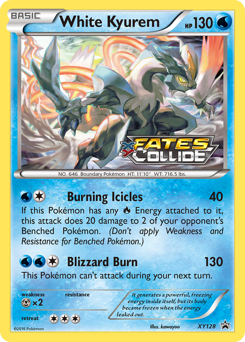 Pokemon XY Black Star Promos White Kyurem - XY128