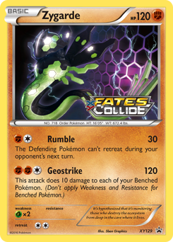 Pokemon XY Black Star Promos Zygarde - XY129