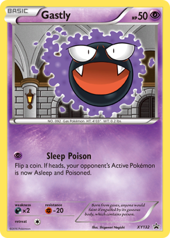 Pokemon XY Black Star Promos Gastly - XY132