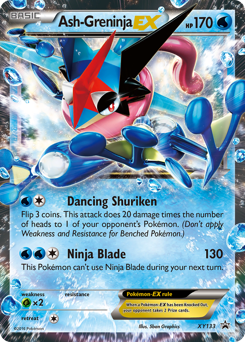 Pokemon XY Black Star Promos Ash-Greninja-EX - XY133