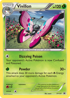 Pokemon XY Black Star Promos Vivillon - XY137
