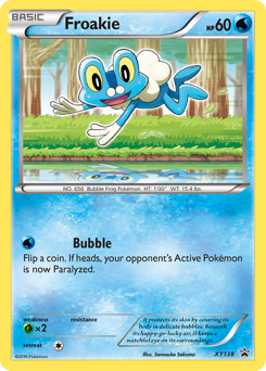 Pokemon XY Black Star Promos Froakie - XY138