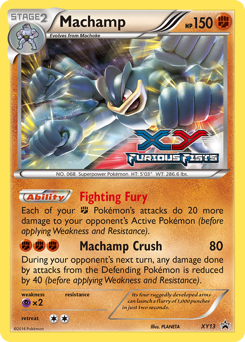 Pokemon XY Black Star Promos Machamp - XY13