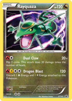 Pokemon XY Black Star Promos Rayquaza - XY141