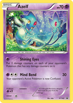 Pokemon XY Black Star Promos Azelf - XY142