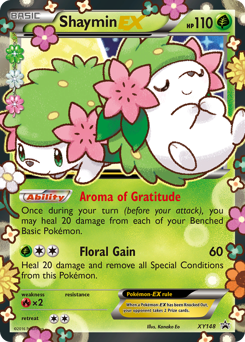 Pokemon XY Black Star Promos Shaymin-EX - XY148