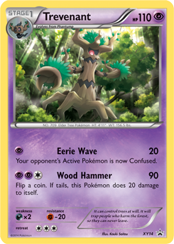 Pokemon XY Black Star Promos Trevenant - XY14
