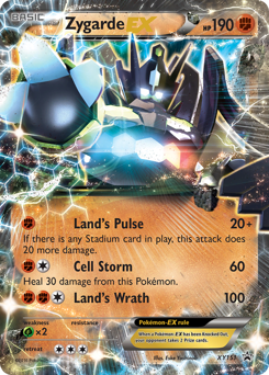 Pokemon XY Black Star Promos Zygarde-EX - XY151