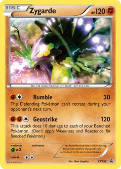 Pokemon XY Black Star Promos Zygarde - XY152
