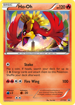 Pokemon XY Black Star Promos Ho-Oh - XY153